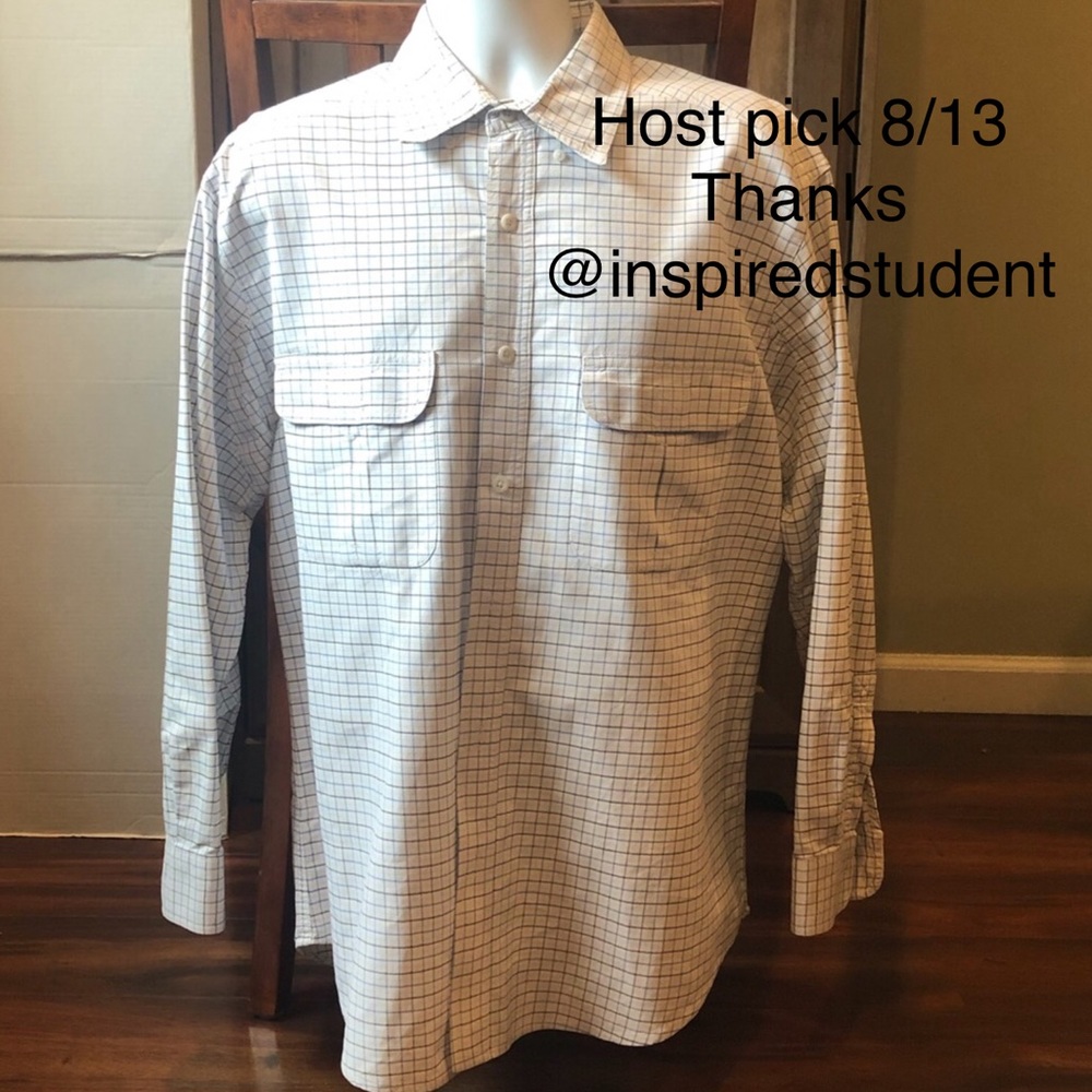 Woolrich Mens Long Sleeve Button Down Shirt